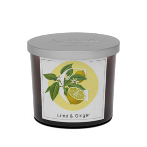 Pernici lime ginger scented candle
