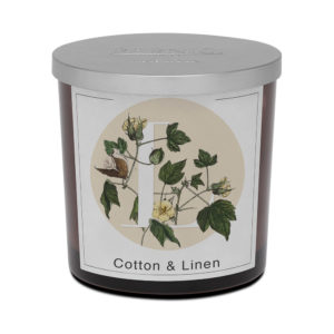 Pernici cotton linen big scented candle